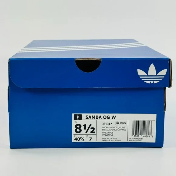 Adidas Women's Samba OG 'Lucid Indigo Pink' JS1317 Multi Size - Picture 13 of 16